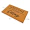 28.75" Brown Welcome to the Cottage Doormat by Celebrate It™